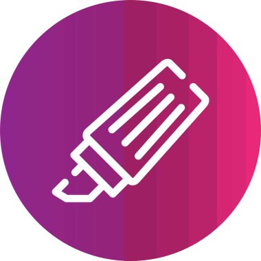 Vurgulayıcı ağ simgesi, vektör illüstrasyonu