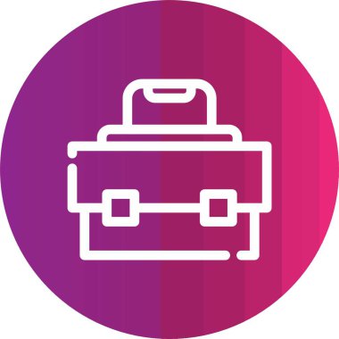 Seyahat ve tatil simgesinin vektör çizimi