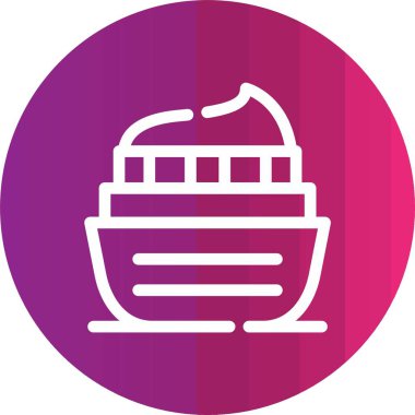 Gıda simgesinin vektör illüstrasyonu