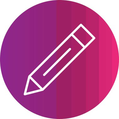 Bir kalemin vektör illüstrasyonu