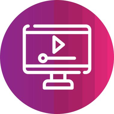 bilgisayar simgesi vektör illüstrasyonu