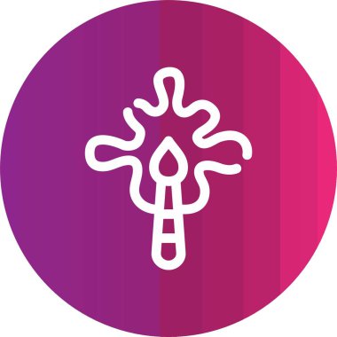 Tıbbi bir simgenin vektör illüstrasyonu