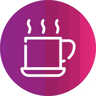 vektör çay bardağı simgesi