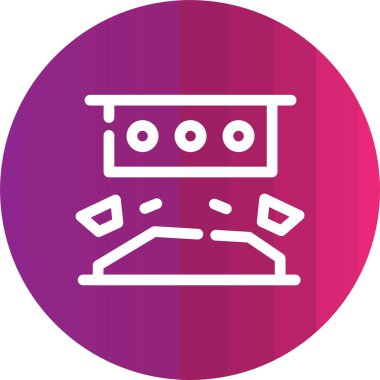 seo modern simgesinin vektör illüstrasyonu