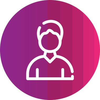 Vektör Adam Simgesi illüstrasyonu