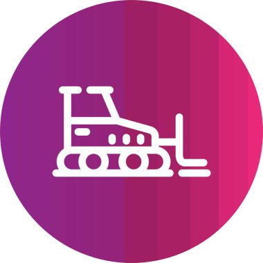 Bir kamyon simgesinin vektör çizimi