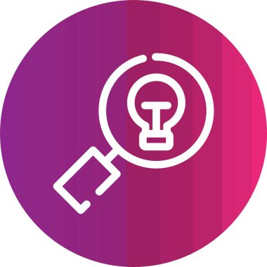 vektör Arama Simgesi illüstrasyonu