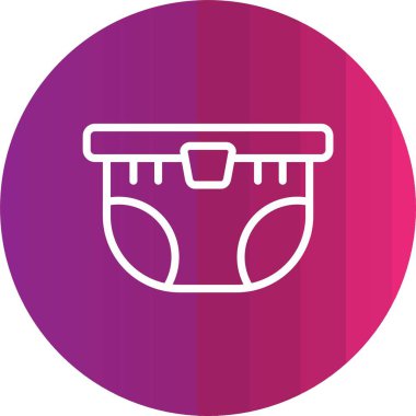 Eşsiz erkek pantolon çizgisi vektör simgesi