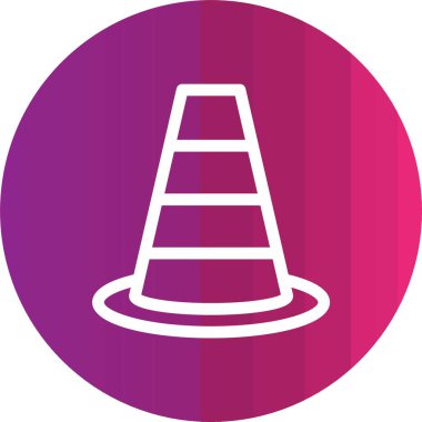 Trafik sinyal simgesinin vektör illüstrasyonu