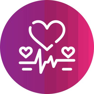 Vektör Kalp Simgesi illüstrasyonu