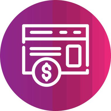 Vektör Doları simge tasarlamak