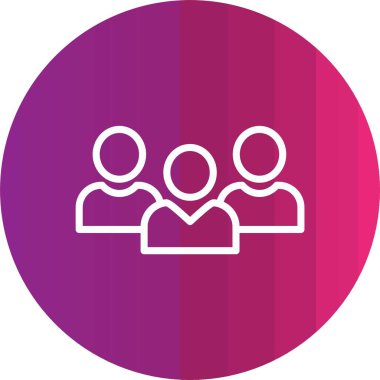 İnsan simgesinin vektör illüstrasyonu