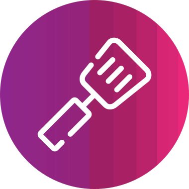 Benzersiz barbekü vektör simgesi