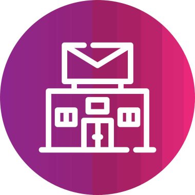 Posta simgesinin vektör illüstrasyonu