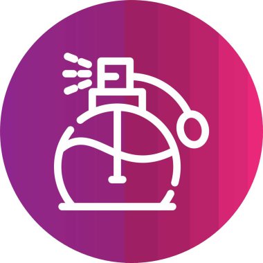 Gaz yakma ikonu. özet çizimi