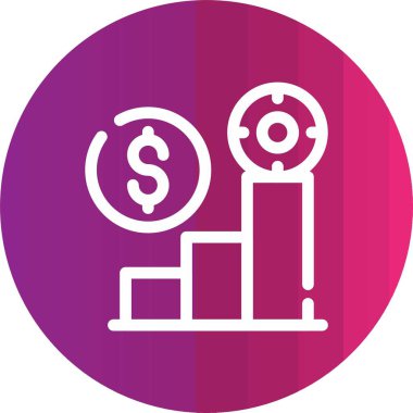 İş simgesinin vektör illüstrasyonu