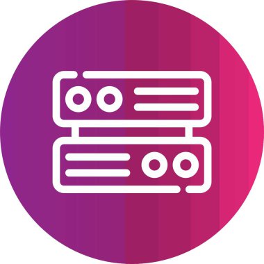 Kişisel kişisel kişisel resmin illüstrasyon vektör simgesi...