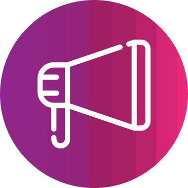 megafonun vektör illüstrasyonu