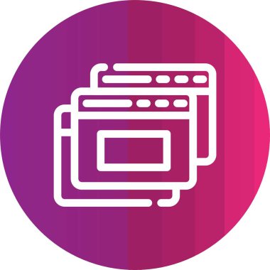 seo modern simgesinin vektör illüstrasyonu