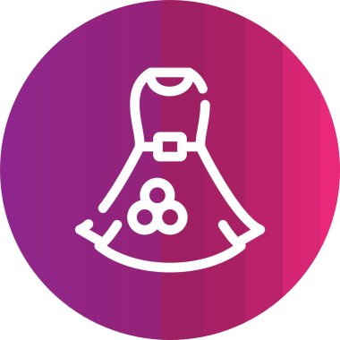 bebek kız web simgesi basit illüstrasyon