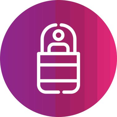 Modern simgenin vektör illüstrasyonu