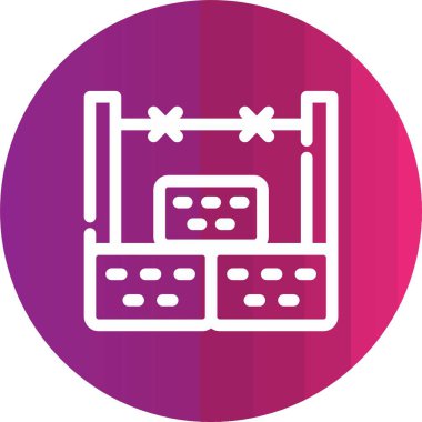 Modern eğitim ikonunun vektör illüstrasyonu