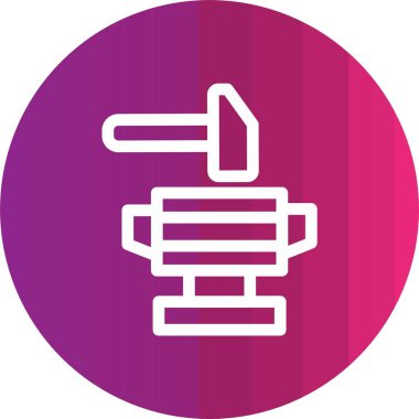 Modern b 'nin vektör illüstrasyonunda ateş için eksik simge