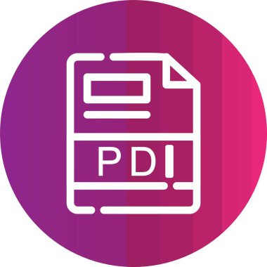 Belge modern simgesinin vektör illüstrasyonu