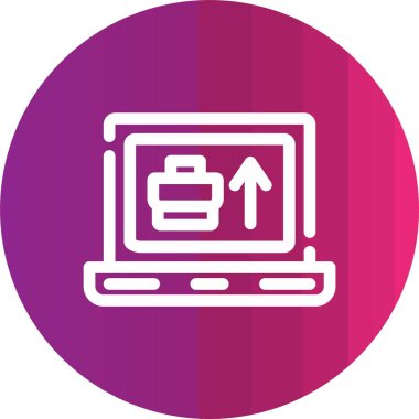 bilgisayar simgesi vektör illüstrasyonu