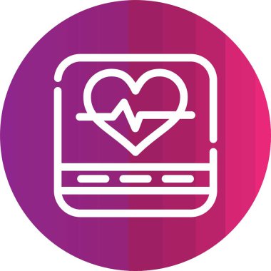 Projeniz için vektör kalp simgesi