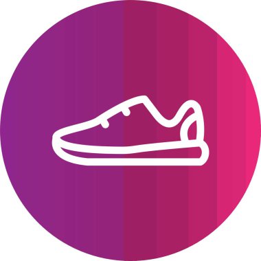 vector illustration of modern shoes icon