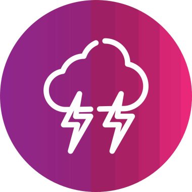 Vektör yıldırım simge tasarlamak