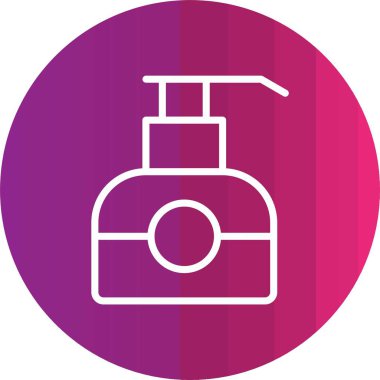 Güzellik ve moda simgelerinin vektör çizimi