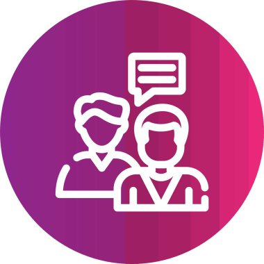 İnsan simgesinin vektör illüstrasyonu