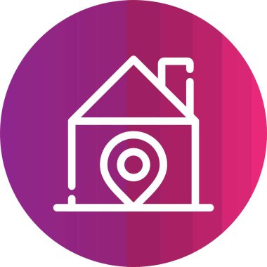 Bir evin vektör illüstrasyonu