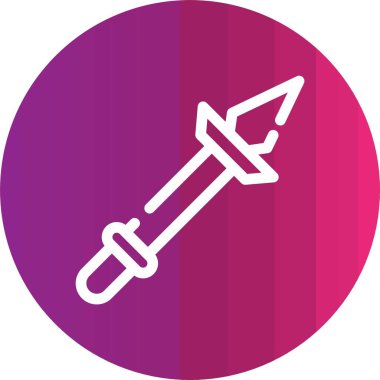 Çekiç simgesinin vektör illüstrasyonu