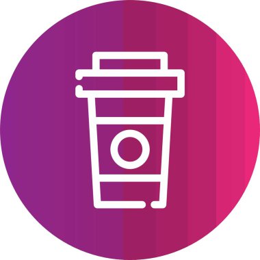 Benzersiz kahve fincanı vektör simgesi