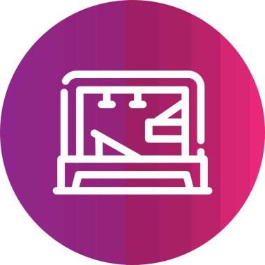 Modern eğitim ikonunun vektör illüstrasyonu