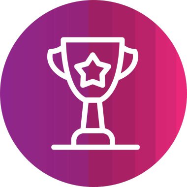 kupa simgesi vektör illüstrasyonu