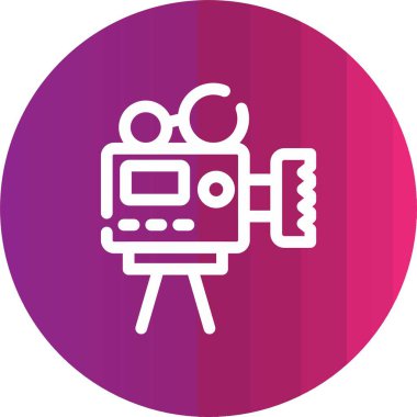 kamera simgesi vektör illüstrasyonu