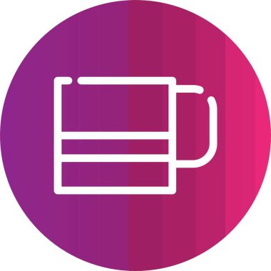 Kahve simgesinin vektör illüstrasyonu