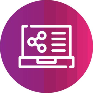 seo modern simgesinin vektör illüstrasyonu