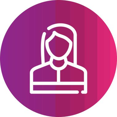 İş adamı simgesinin vektör illüstrasyonu