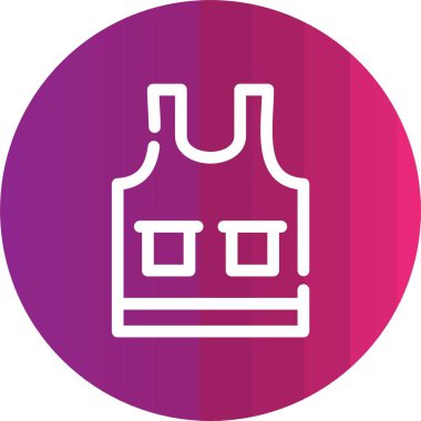 Modern simgenin vektör illüstrasyonu