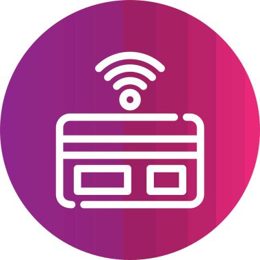 Eşsiz Wiifi Vektör Kabartma Simgesi