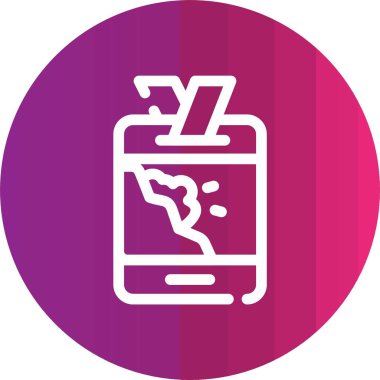 vektör sigara Simgesi illüstrasyonu