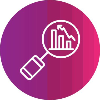 İş ve finans simgesinin vektör illüstrasyonu