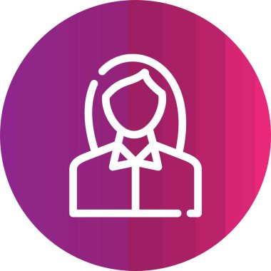 İnsan simgesinin vektör illüstrasyonu