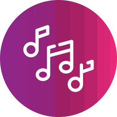 Müzik notası. Basit resimleme