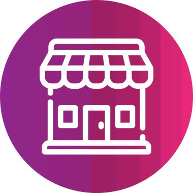 Bir depolama simgesinin vektör çizimi